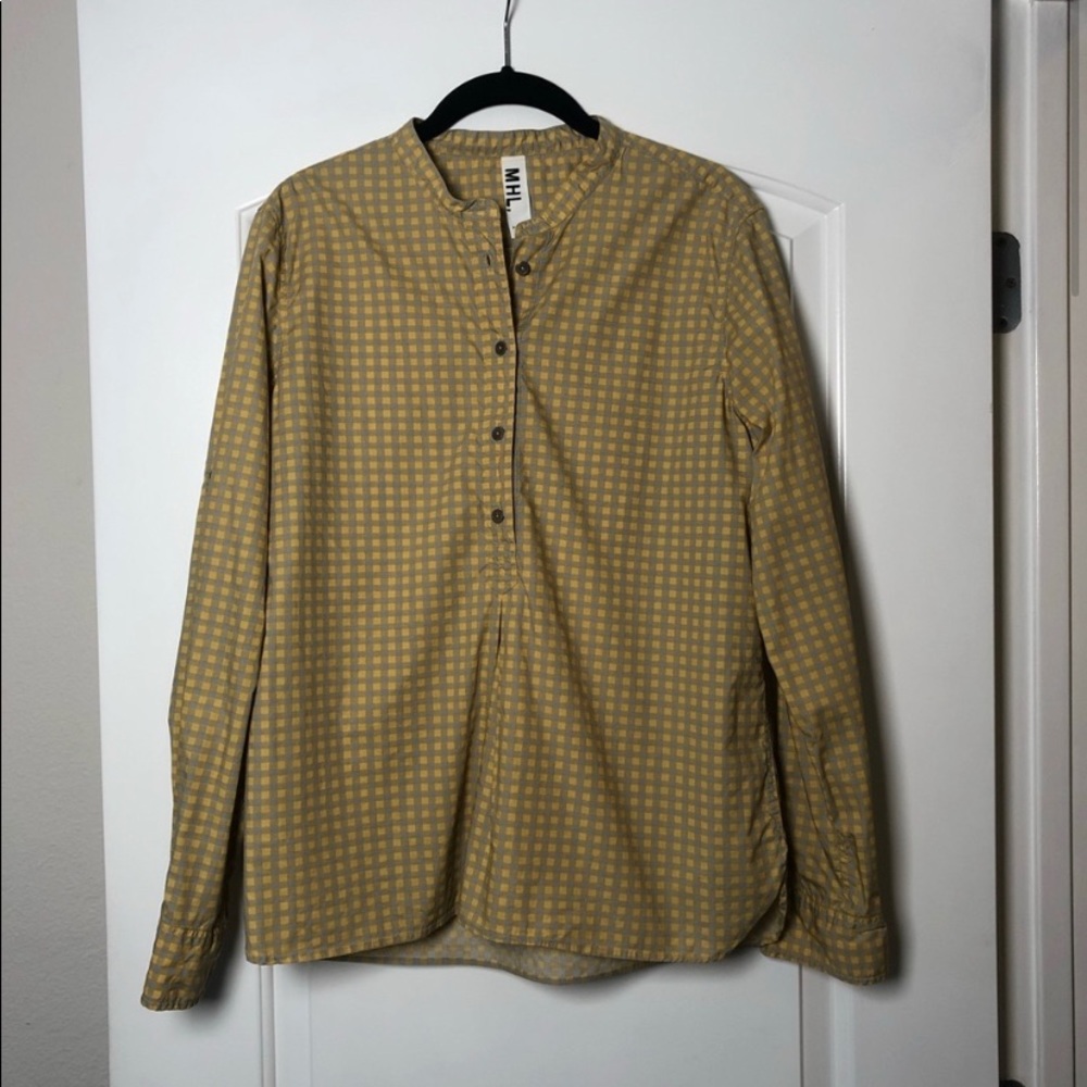 MHL Margaret Howell Checkered Top